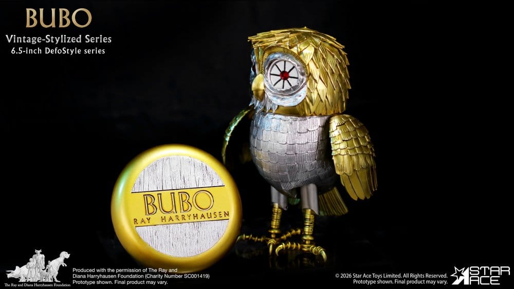Star Ace Toys Ray Harryhausen Collection Bubo DefoStyle Soft-vinyl Statue