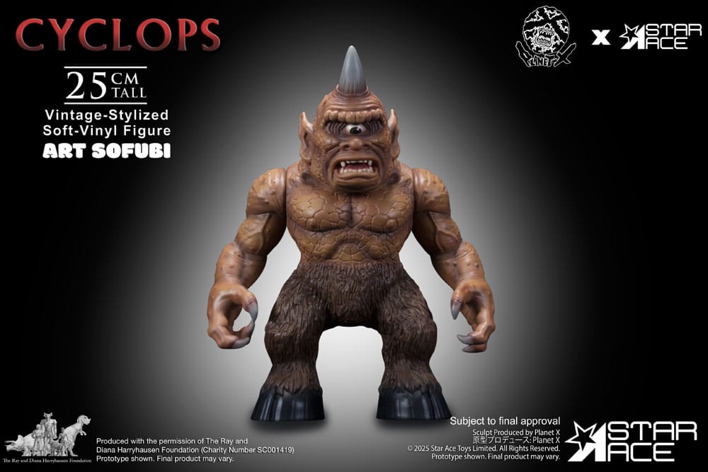 Star Ace Toys Ray Harryhausen Cyclops Soft Vinyl Statue (Vintage-Style)