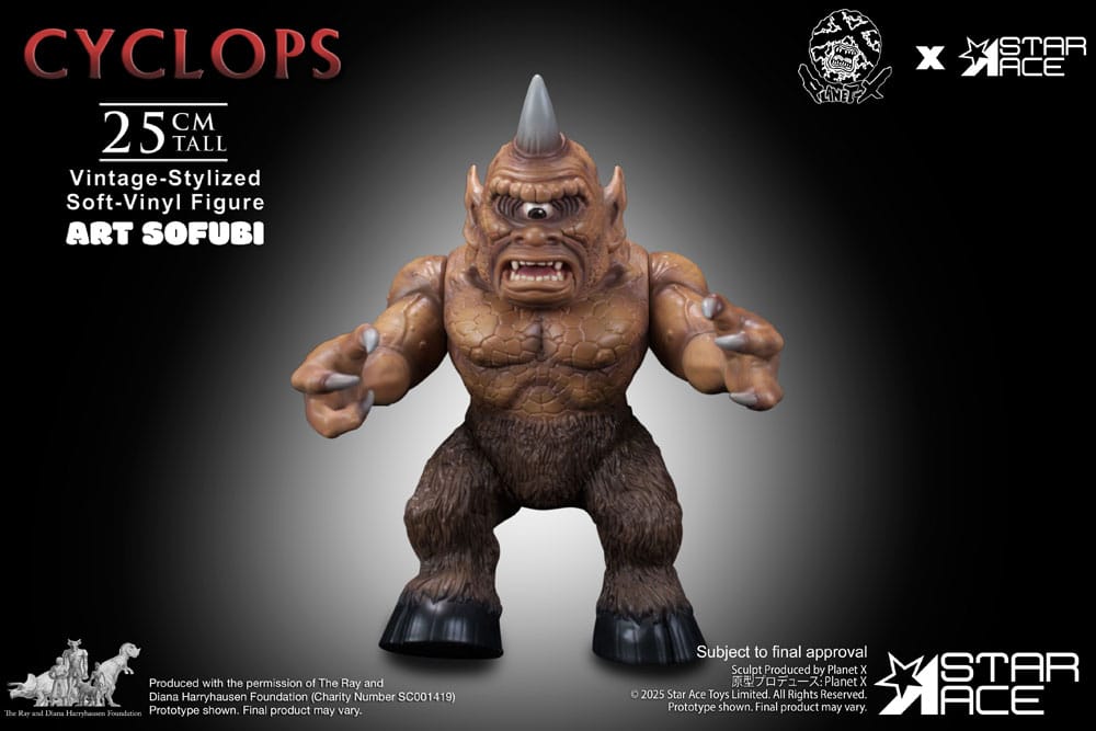 Star Ace Toys Ray Harryhausen Cyclops Soft Vinyl Statue (Vintage-Style)