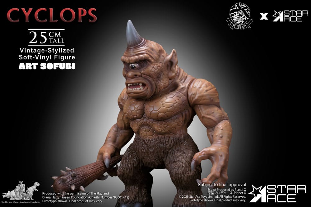 Star Ace Toys Ray Harryhausen Cyclops Soft Vinyl Statue (Vintage-Style)