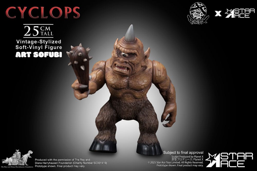 Star Ace Toys Ray Harryhausen Cyclops Soft Vinyl Statue (Vintage-Style)