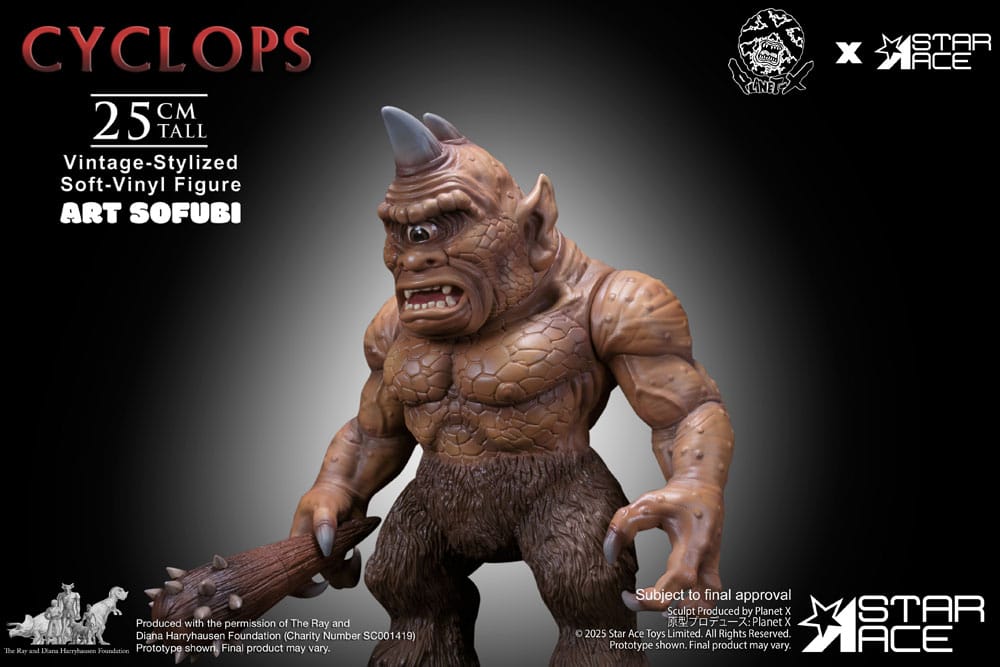 Star Ace Toys Ray Harryhausen Cyclops Soft Vinyl Statue (Vintage-Style)