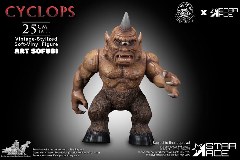 Star Ace Toys Ray Harryhausen Cyclops Soft Vinyl Statue (Vintage-Style)