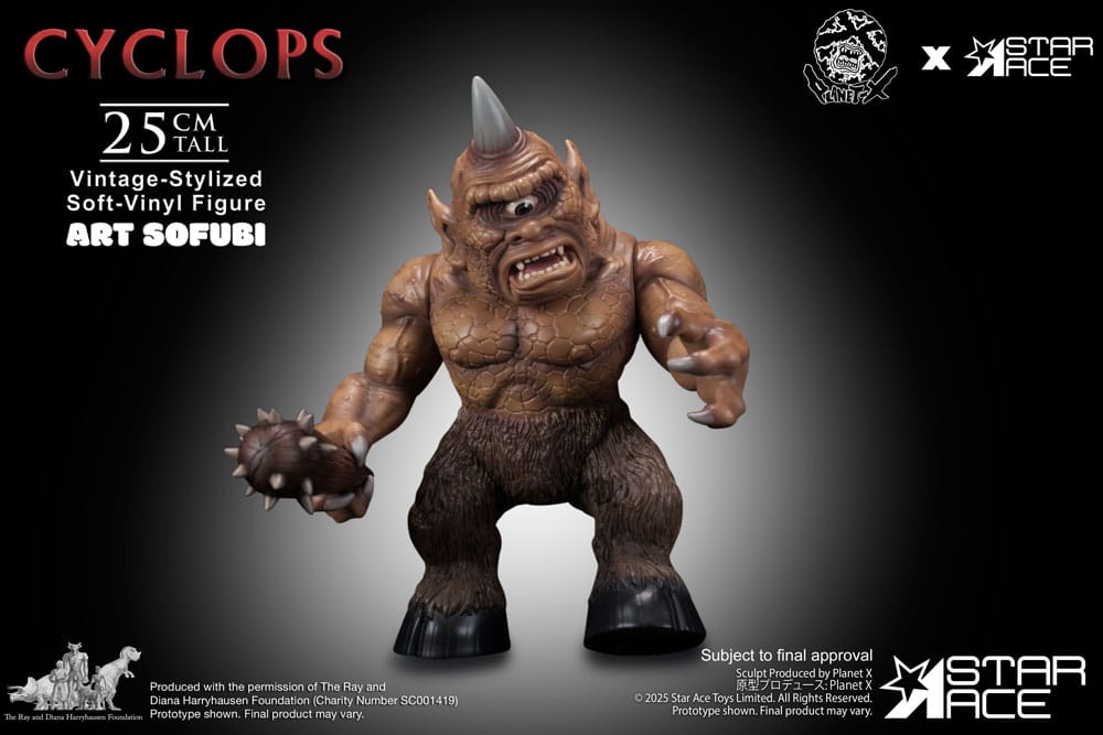 Star Ace Toys Ray Harryhausen Cyclops Soft Vinyl Statue (Vintage-Style)