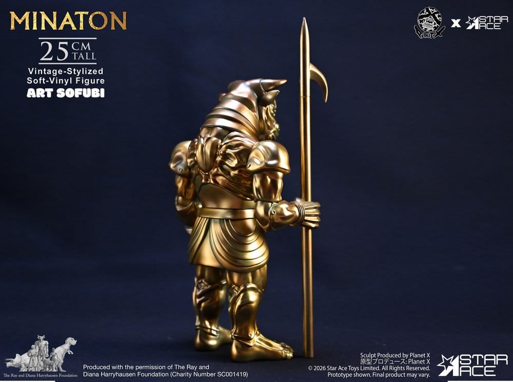 Star Ace Toys Ray Harryhausen Minaton Vintage-Style Soft Vinyl Statue