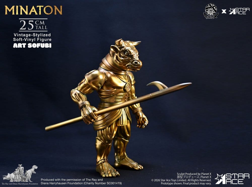 Star Ace Toys Ray Harryhausen Minaton Vintage-Style Soft Vinyl Statue