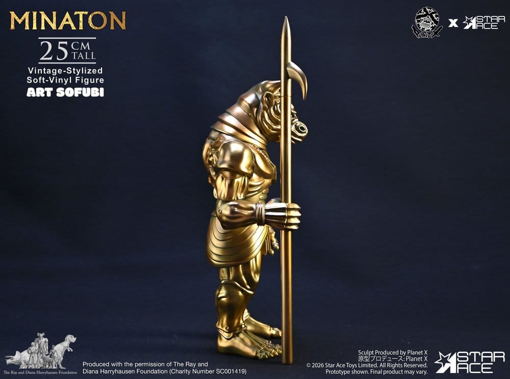 Star Ace Toys Ray Harryhausen Minaton Vintage-Style Soft Vinyl Statue