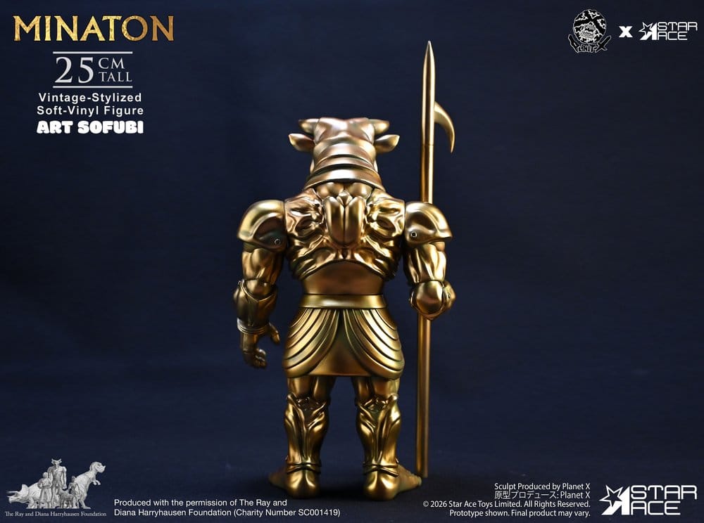 Star Ace Toys Ray Harryhausen Minaton Vintage-Style Soft Vinyl Statue