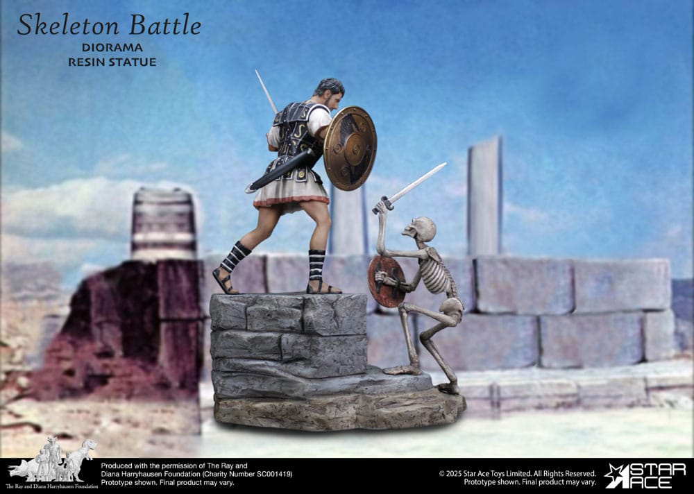 Star Ace Toys Ray Harryhausen Skeleton Battle Scene 1/8 Diorama