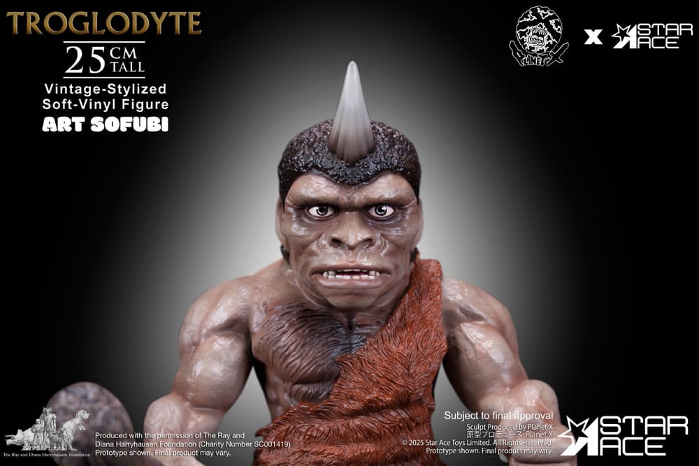 Star Ace Toys Ray Harryhausen Troglodyte Vintage-Style Soft Vinyl Statue