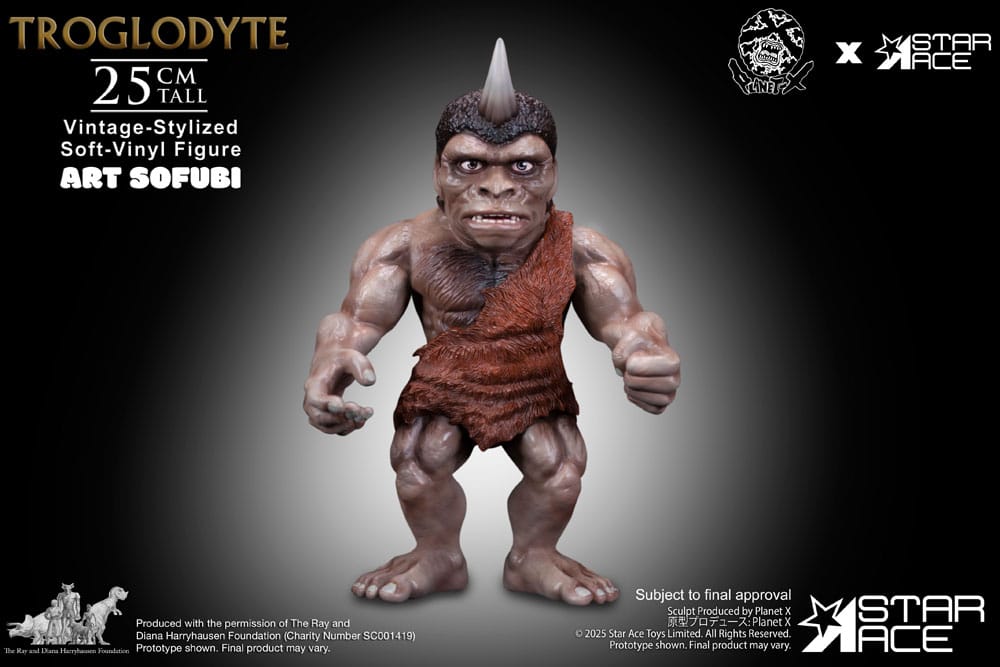 Star Ace Toys Ray Harryhausen Troglodyte Vintage-Style Soft Vinyl Statue