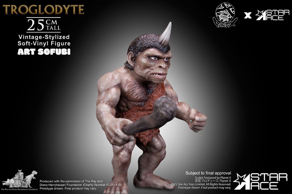 Star Ace Toys Ray Harryhausen Troglodyte Vintage-Style Soft Vinyl Statue