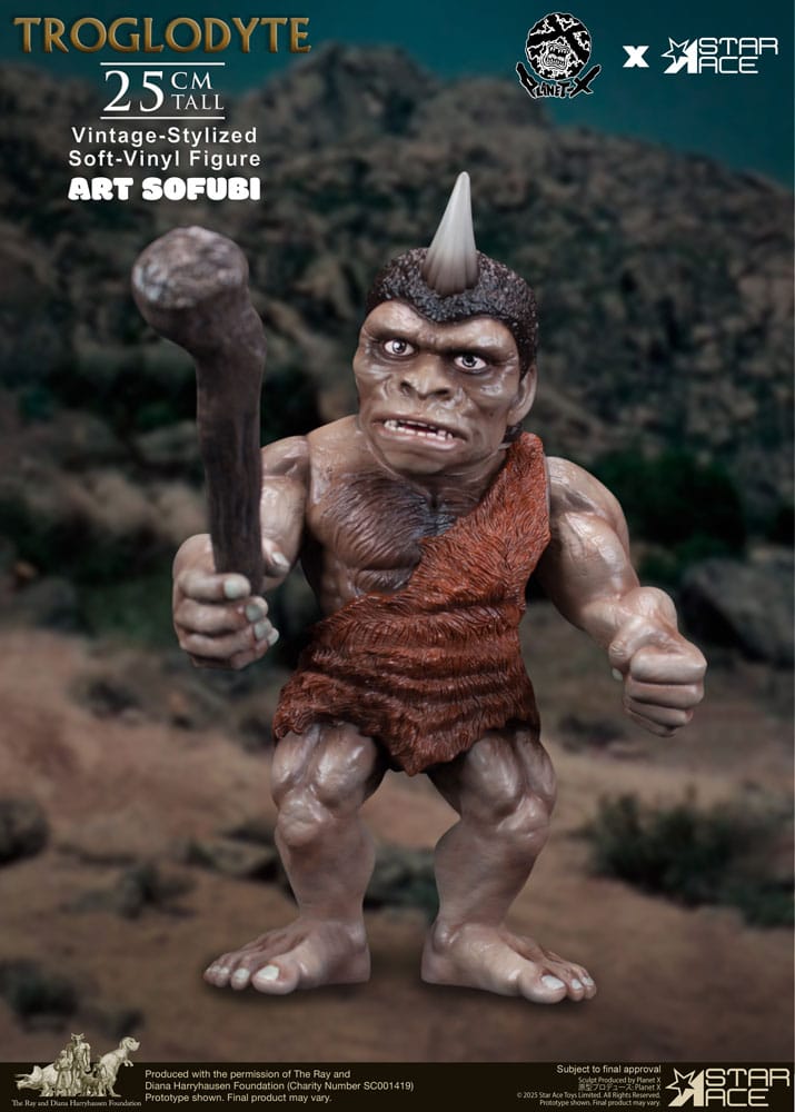 Star Ace Toys Ray Harryhausen Troglodyte Vintage-Style Soft Vinyl Statue
