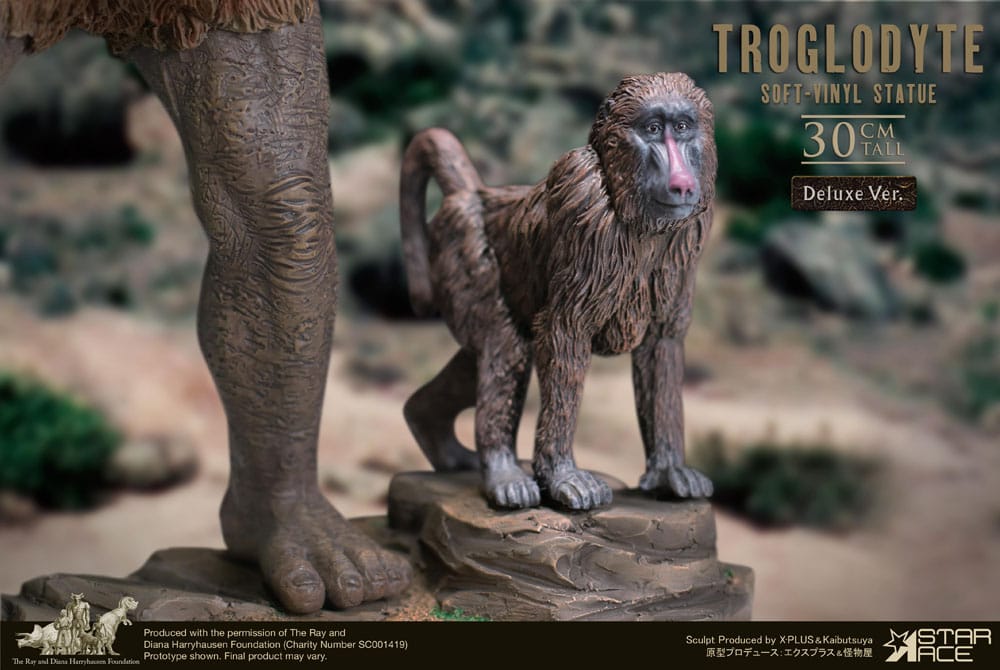 Star Ace Toys Ray Harryhausens Troglodyte Deluxe Version Soft Vinyl Statue