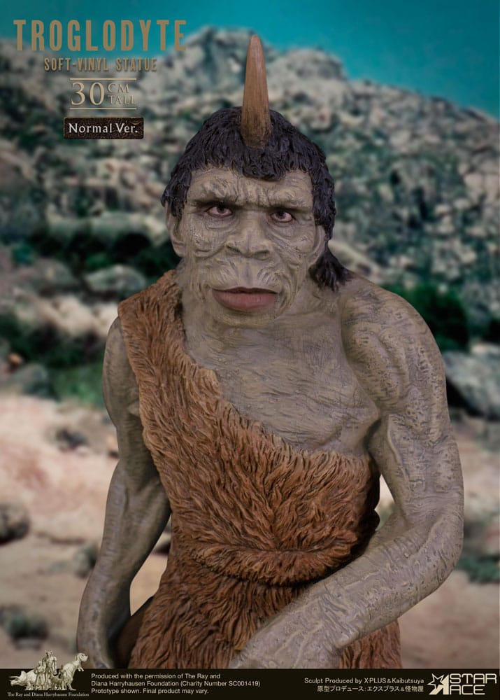 Star Ace Toys Ray Harryhausens Troglodyte Normal Version Soft Vinyl Statue