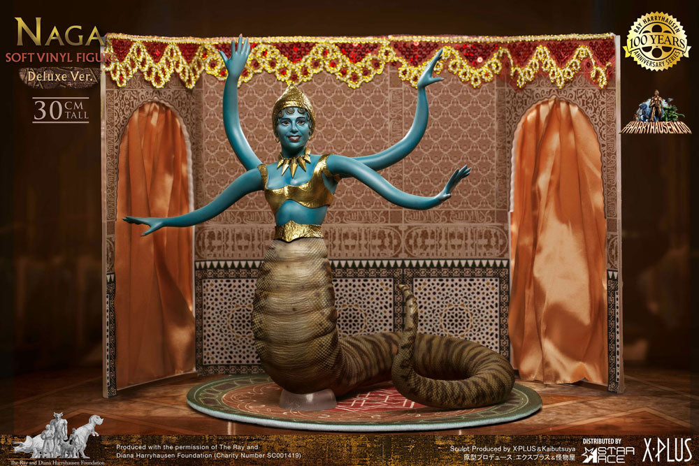 Star Ace Toys Sindbads siebente Reise Soft Vinyl Statue Ray Harryhausens Naga (Snake Woman) Deluxe Version 31 cm