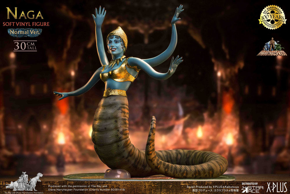 Star Ace Toys Sindbads siebente Reise Soft Vinyl Statue Ray Harryhausens Naga (Snake Woman) Deluxe Version 31 cm