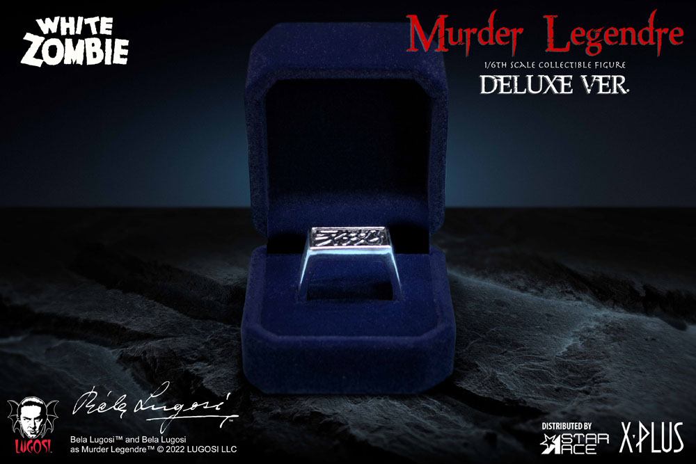 Star Ace Toys The White Zombie Murder Legendre (Bela Lugosi) B&W Version My Favourite Movie 1/6 Actionfigur