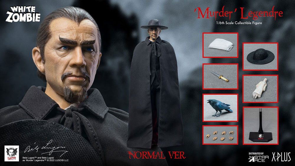 Star Ace Toys The White Zombie Murder Legendre (Bela Lugosi) My Favourite Movie 1/6 Actionfigur