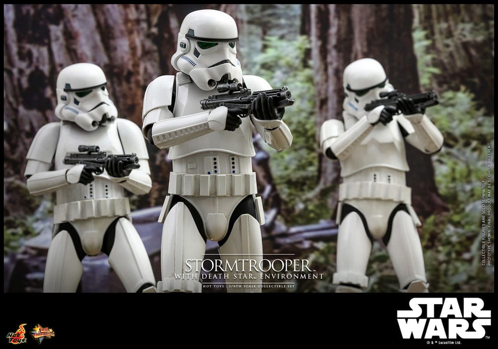 Star Wars Movie Masterpiece Actionfigur 1/6 Stormtrooper with Death Star Environment 30 cm Hot Toys