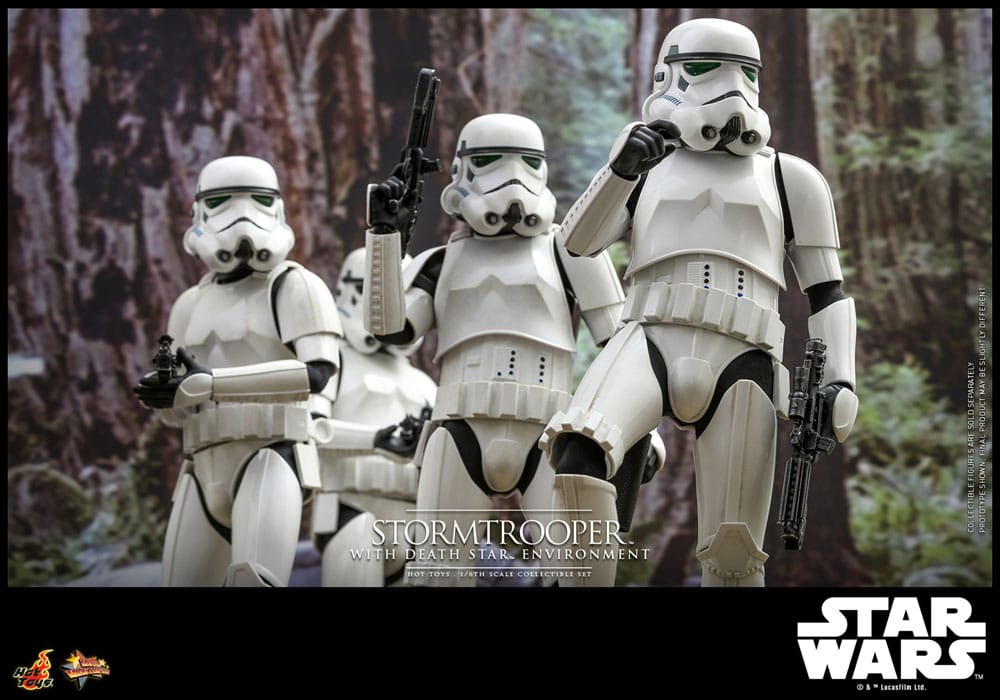 Star Wars Movie Masterpiece Actionfigur 1/6 Stormtrooper with Death Star Environment 30 cm Hot Toys