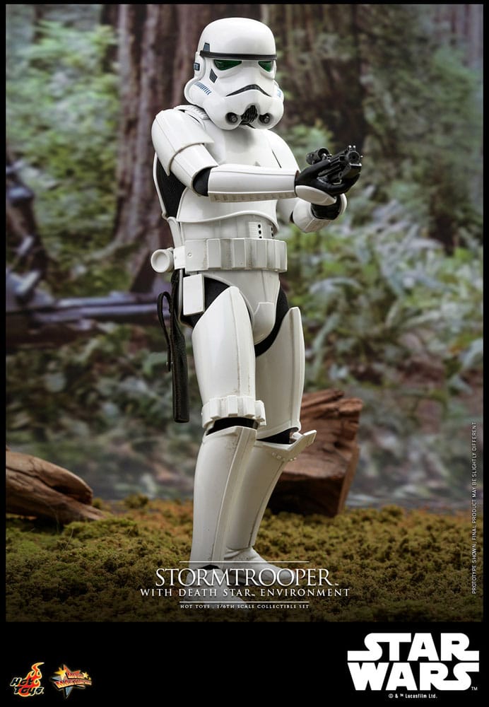 Star Wars Movie Masterpiece Actionfigur 1/6 Stormtrooper with Death Star Environment 30 cm Hot Toys