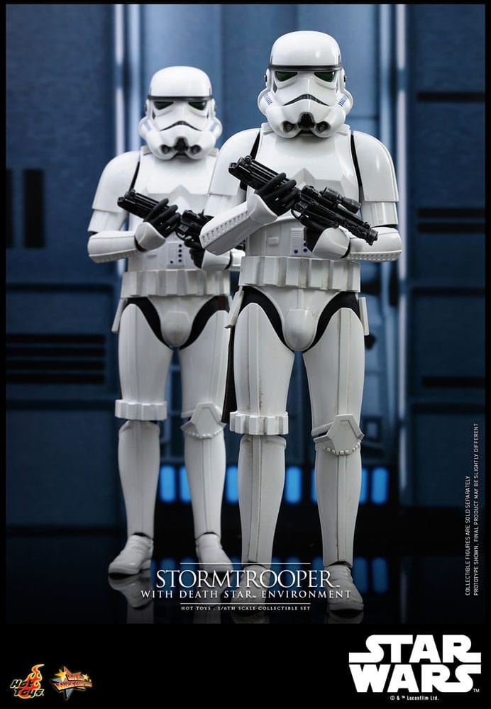Star Wars Movie Masterpiece Actionfigur 1/6 Stormtrooper with Death Star Environment 30 cm Hot Toys