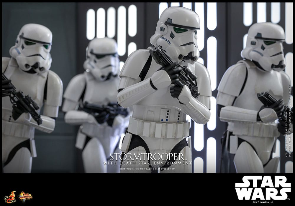 Star Wars Movie Masterpiece Actionfigur 1/6 Stormtrooper with Death Star Environment 30 cm Hot Toys