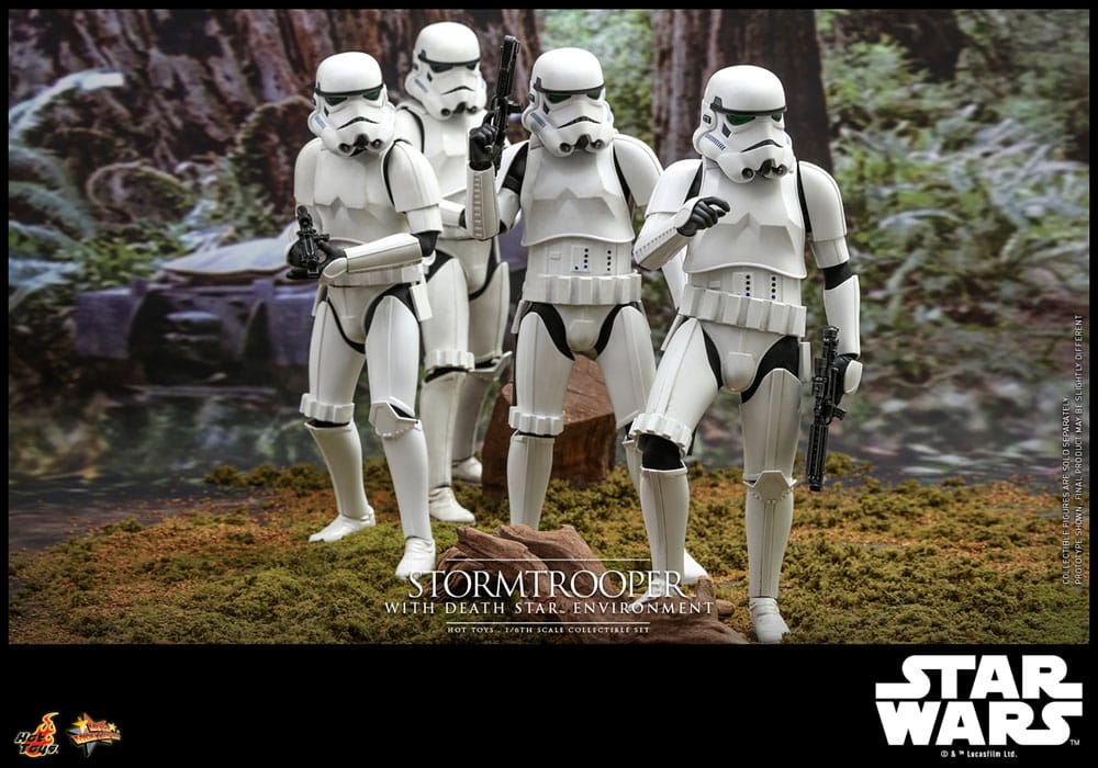 Star Wars Movie Masterpiece Actionfigur 1/6 Stormtrooper with Death Star Environment 30 cm Hot Toys