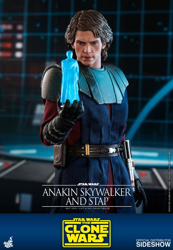 Star Wars The Clone Wars Actionfigur 1/6 Anakin Skywalker & STAP 31 cm Hot Toys