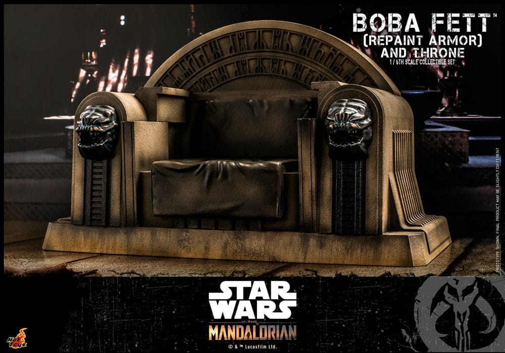 Star Wars: The Mandalorian Actionfigur 1/6 Boba Fett Repaint Armor and Throne Special Edition 30 cm Hot Toys