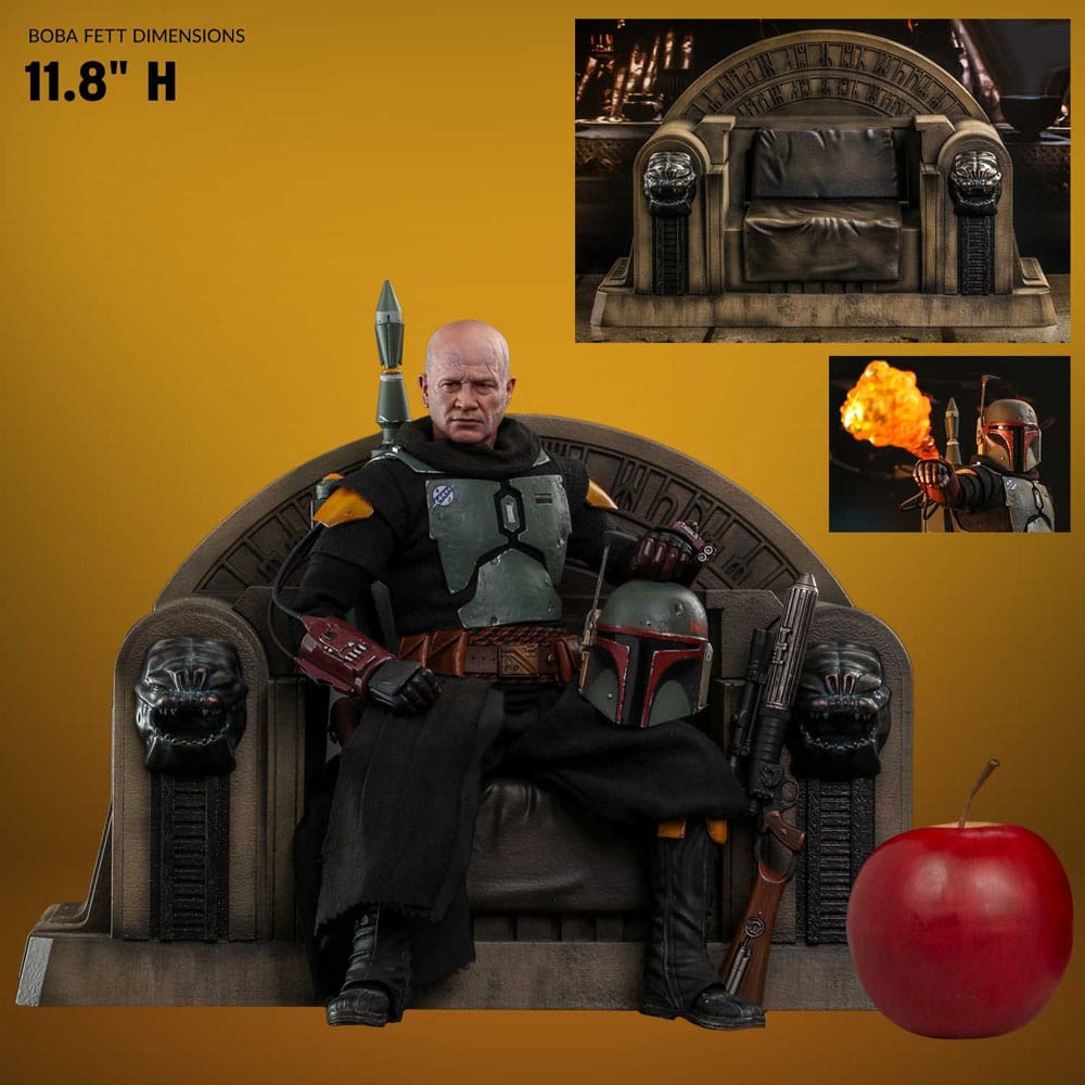 Star Wars: The Mandalorian Actionfigur 1/6 Boba Fett Repaint Armor and Throne Special Edition 30 cm Hot Toys