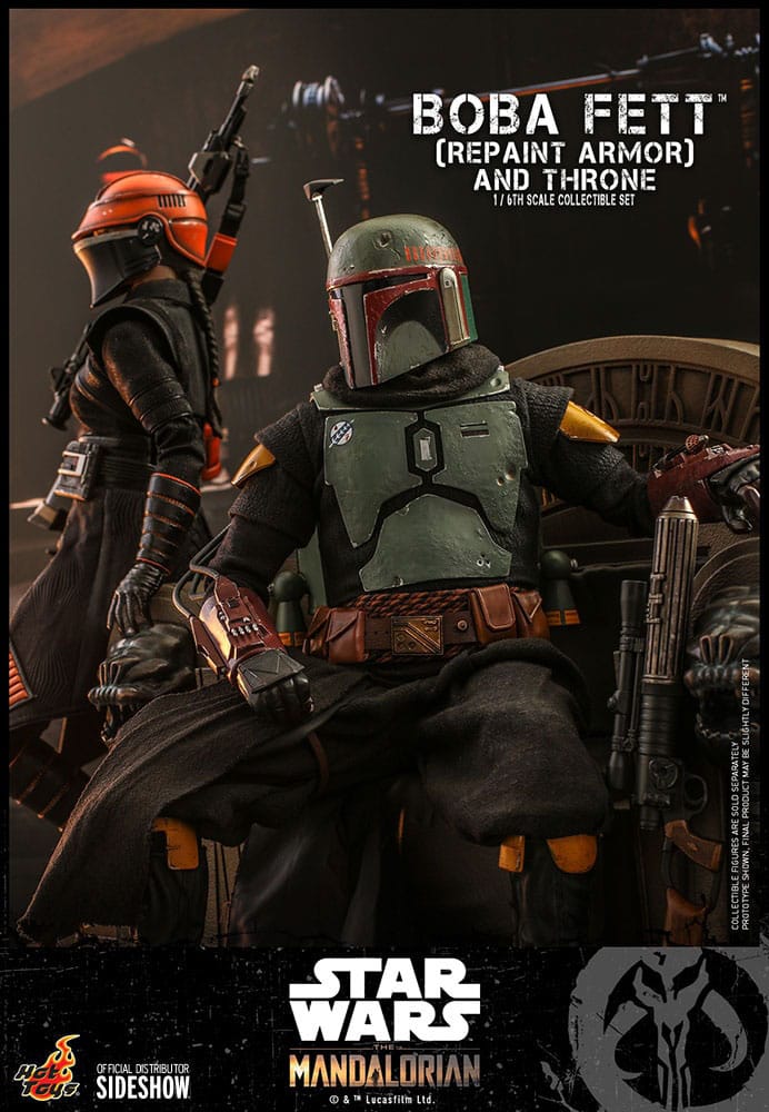 Star Wars: The Mandalorian Actionfigur 1/6 Boba Fett Repaint Armor and Throne Special Edition 30 cm Hot Toys