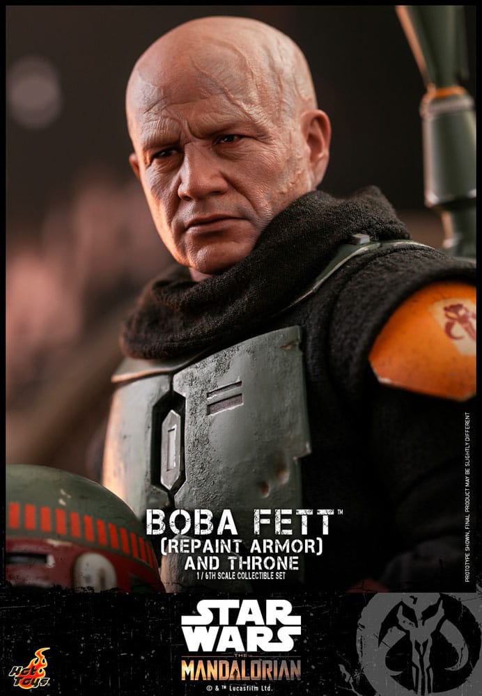 Star Wars: The Mandalorian Actionfigur 1/6 Boba Fett Repaint Armor and Throne Special Edition 30 cm Hot Toys