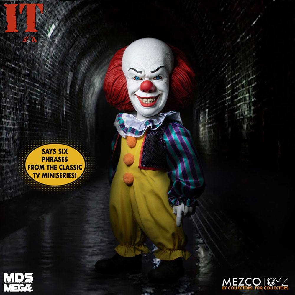 Stephen Kings Es 1990 MDS Mega Scale Deluxe Pennywise 38 cm Puppe