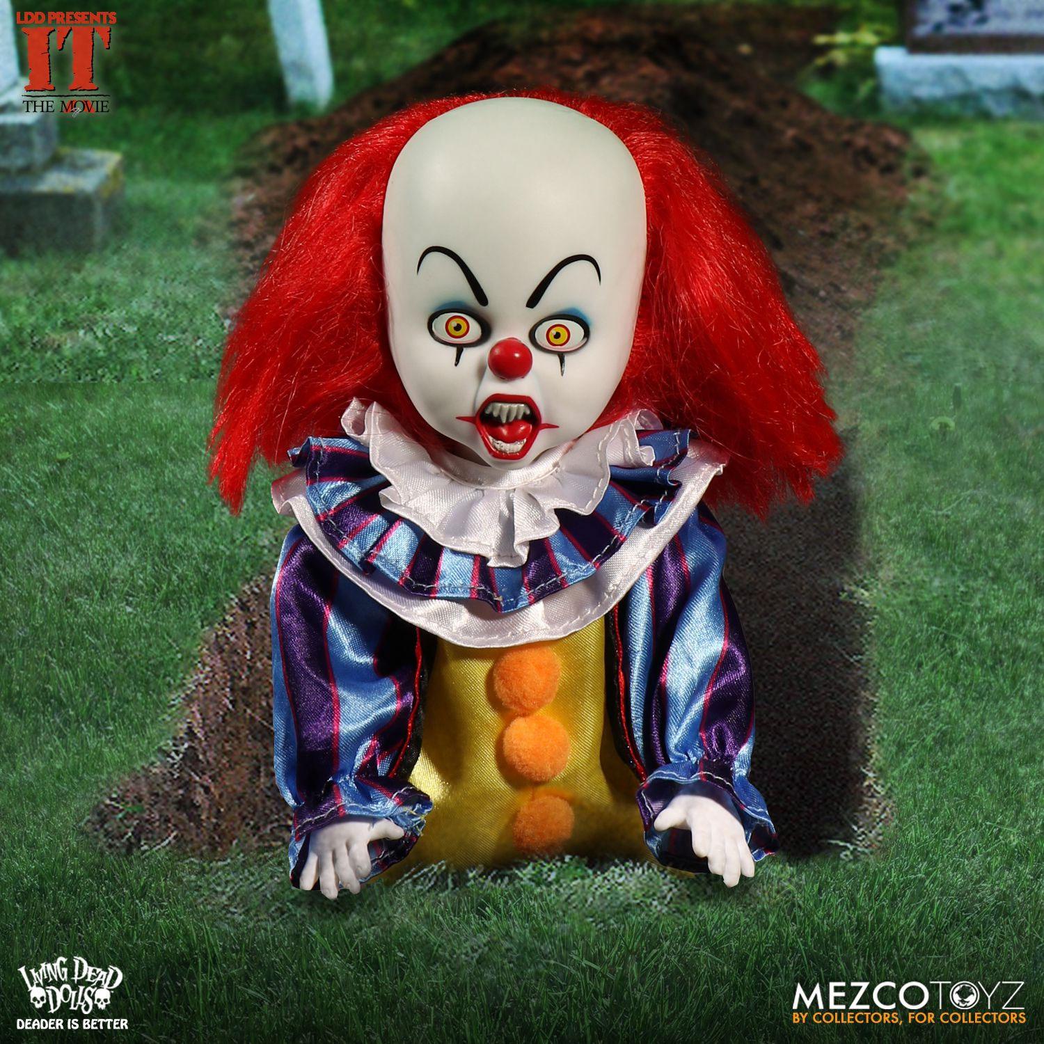 Stephen Kings Es Living Dead Dolls Puppe Pennywise 25 cm