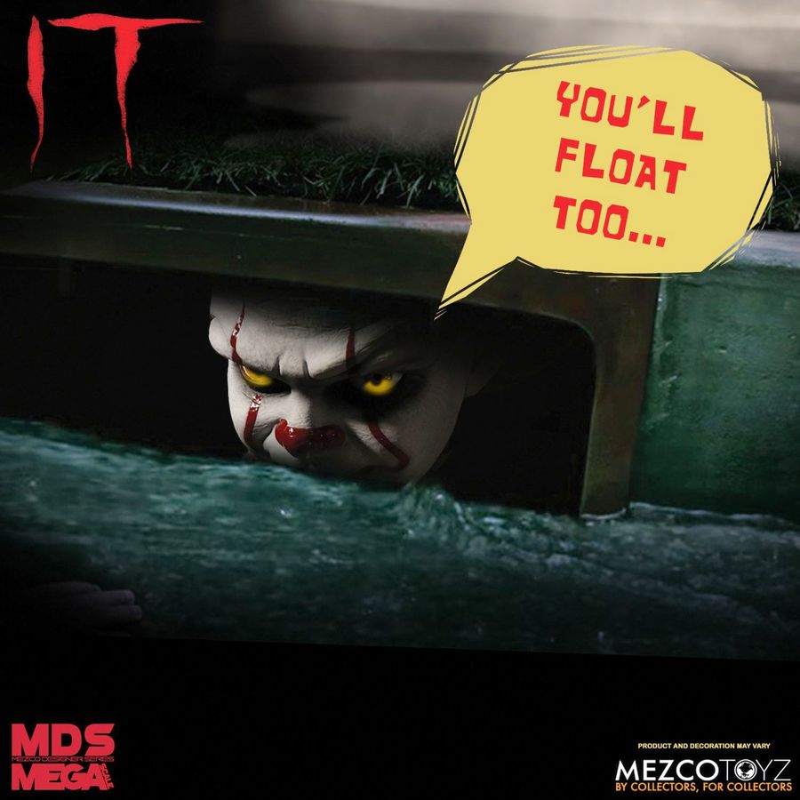Stephen Kings ES 38cm Puppe Talking Pennywise Mega Scale von Mezco Toyz 5