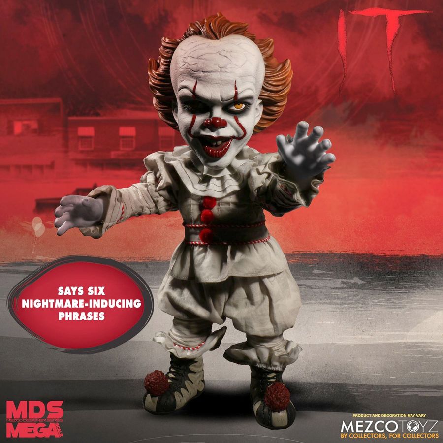 Stephen Kings ES 38cm Puppe Talking Pennywise Mega Scale von Mezco Toyz 3