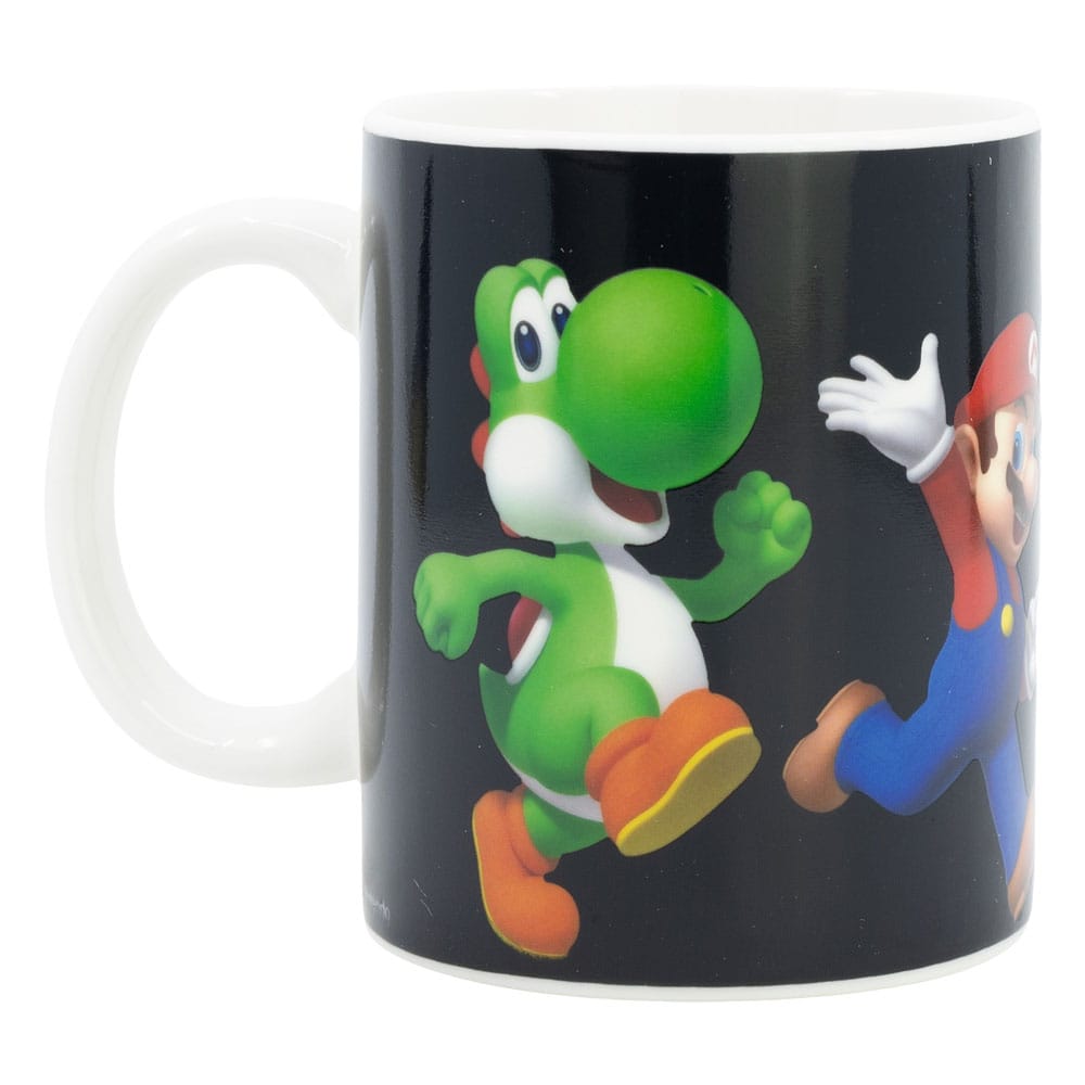 Stor Super Mario Group Tasse mit Thermoeffekt