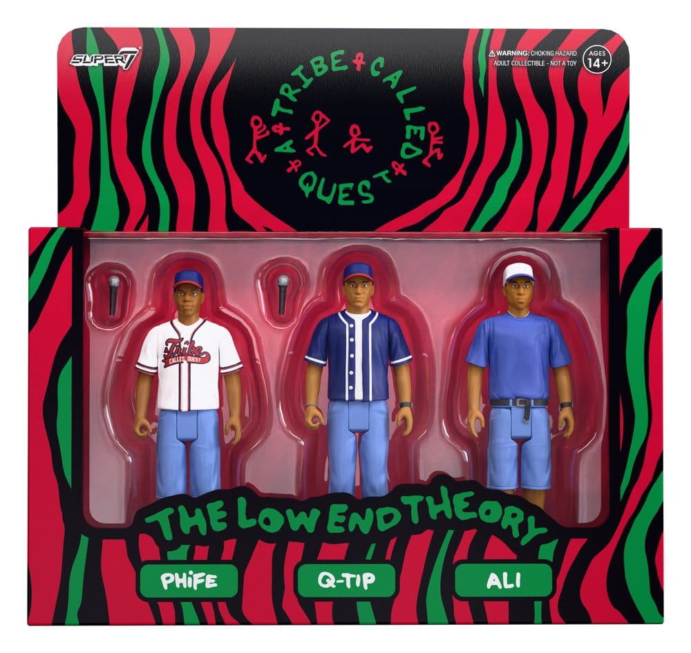 Super7 A Tribe Called Quest ReAction The Low End Theory 3er-Pack Actionfiguren