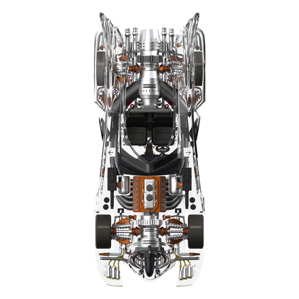 Super7 Batman 1989 Batmobile Super Cyborg (Clear) 1989 Fahrzeug
