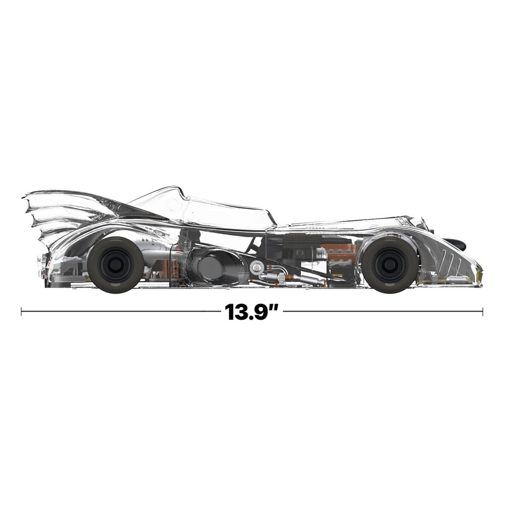 Super7 Batman 1989 Batmobile Super Cyborg (Clear) 1989 Fahrzeug