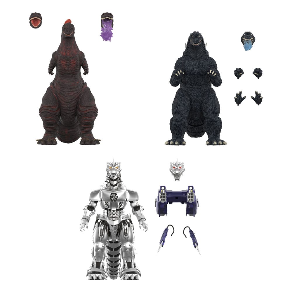 Super7 Godzilla Millenium Ultimates Godzilla Toho Wave 06 Actionfigur