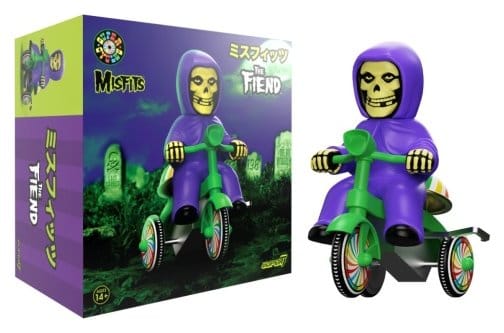 Super7 Misfits Super Cycles Fiend (Purple w/ Green Trike) Fahrzeug