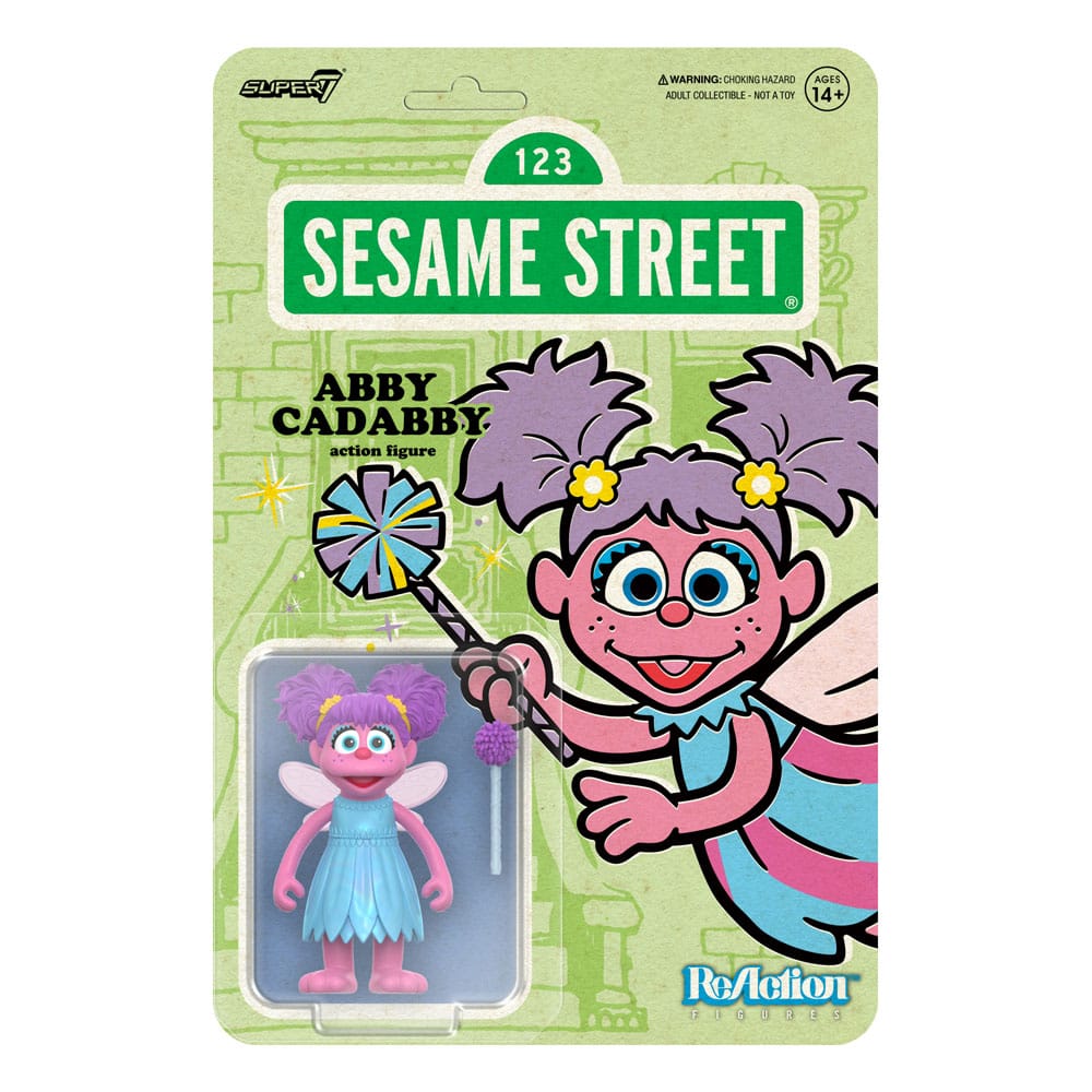 Super7 Sesamstraße ReAction Abby Cadabby Wave 05 Actionfigur