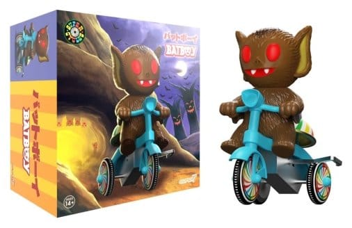 Super7 Super7 Super Cycles Bat Boy (Brown w/ Blue Trike) Fahrzeug