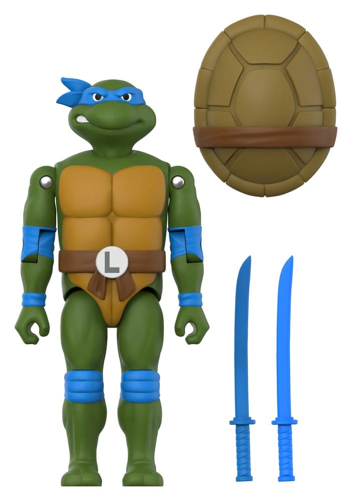 Super7 Teenage Mutant Ninja Turtles Wave 02 Leonardo ReAction+ Actionfigur