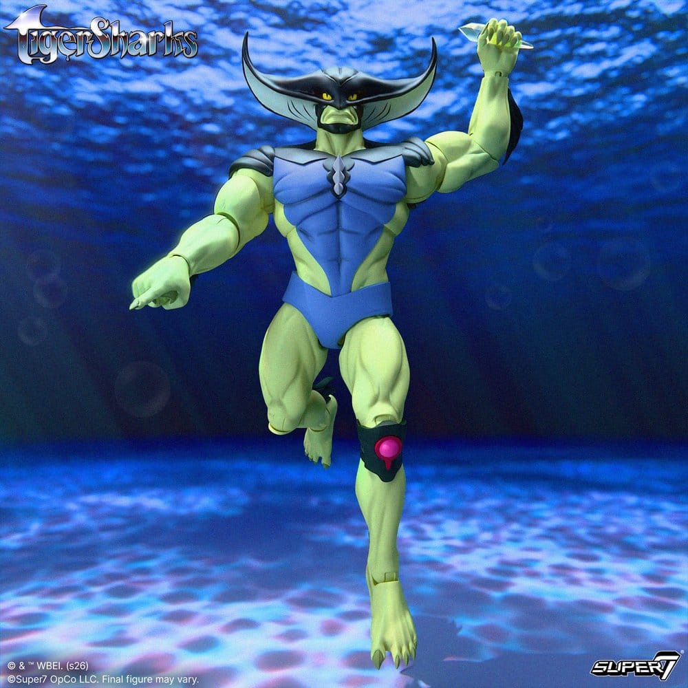 Super7 TigerSharks Ultimates T-Ray Wave 01 Actionfigur