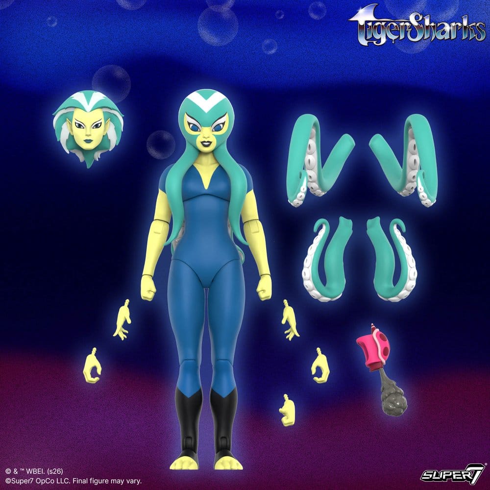 Super7 TigerSharks Ultimates Wave 01 Octavia (Hybrid) Actionfigur