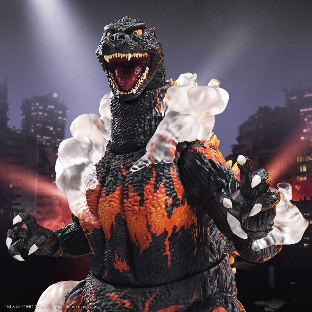 Super7 Toho Burning Godzilla 1995 Ultimates Actionfigur